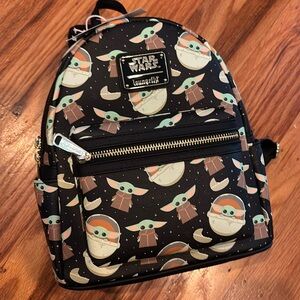 grogu Disney Loungefly mini backpack